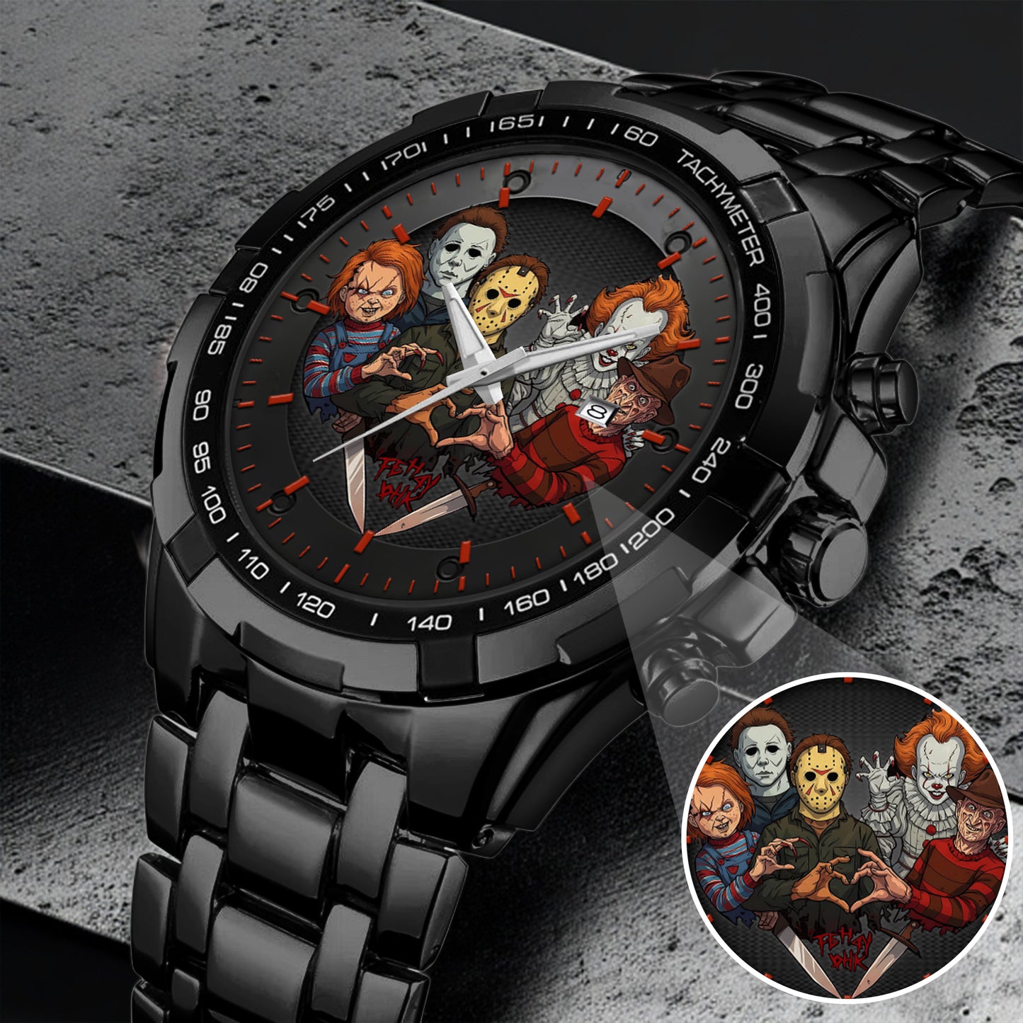 Halloween Horror Personalized Quartz Watch
