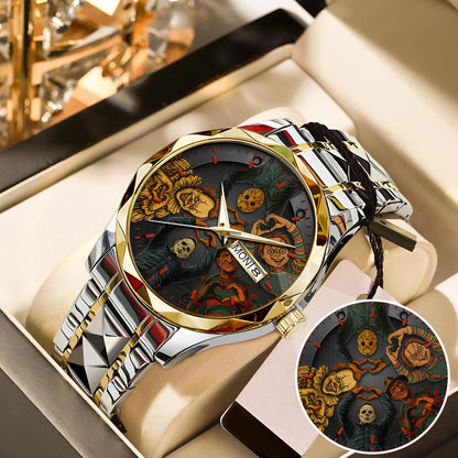 Halloween Horror Movies Personalized Quartz Watch