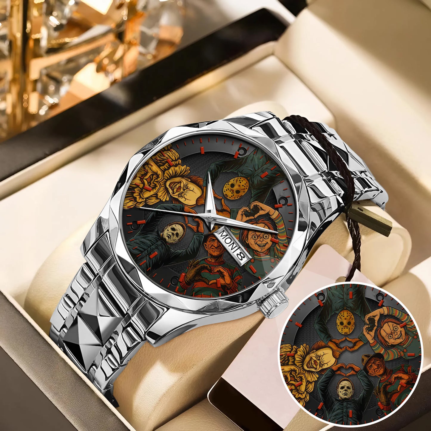 Halloween Horror Movies Personalized Quartz Watch