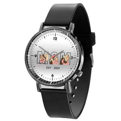 Mother's Day Gift For Mom Personalized Photos Quartz Watch