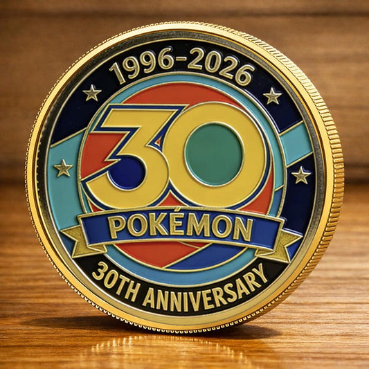 Anime Poke 30th Anniversary Custom Printed Coin