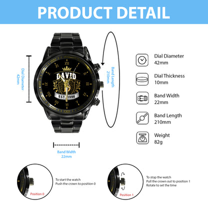 Father's Day Gift For Dad Custom Name Limited Edition Watch