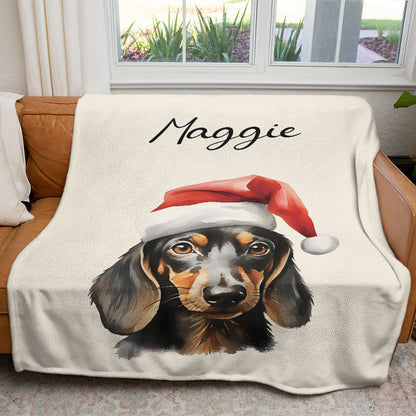 Personalized Pet Christmas Soft Blanket