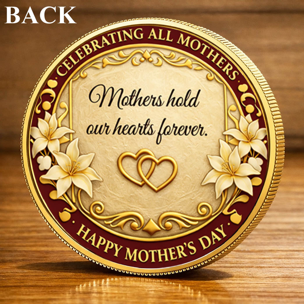 Mother's Day Mother & Child Printed Commemorative Coin