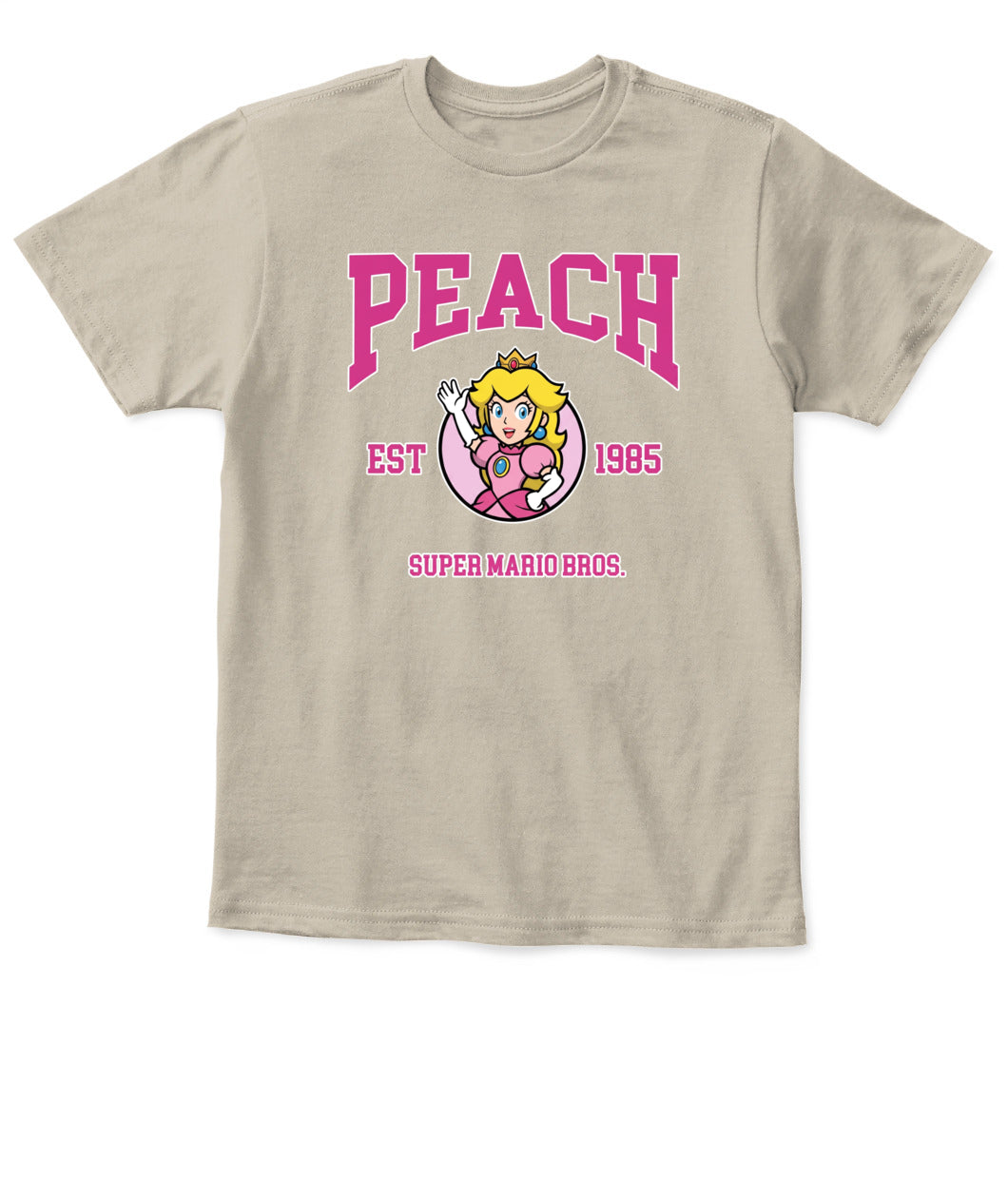 Classic Mario Princess Peach 2-Side Printed Graphic Shirt