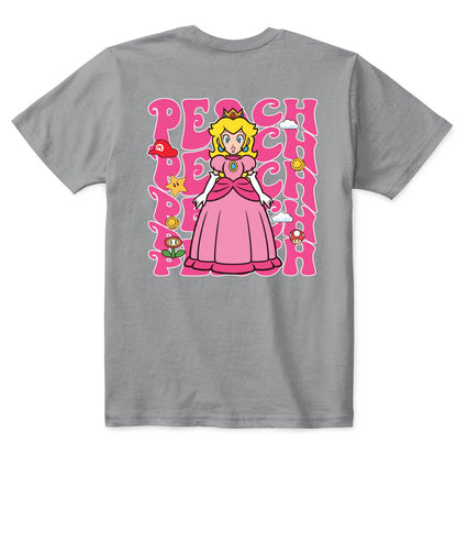 Classic Mario Princess Peach 2-Side Printed Graphic Shirt