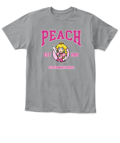 Classic Mario Princess Peach 2-Side Printed Graphic Shirt