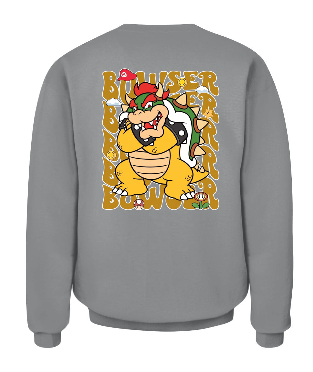 Classic Mario Browser 2-Side Printed Graphic Shirt