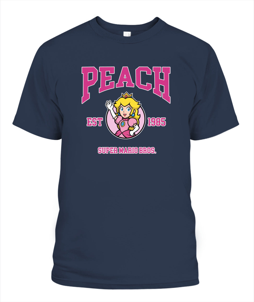 Classic Mario Princess Peach 2-Side Printed Graphic Shirt