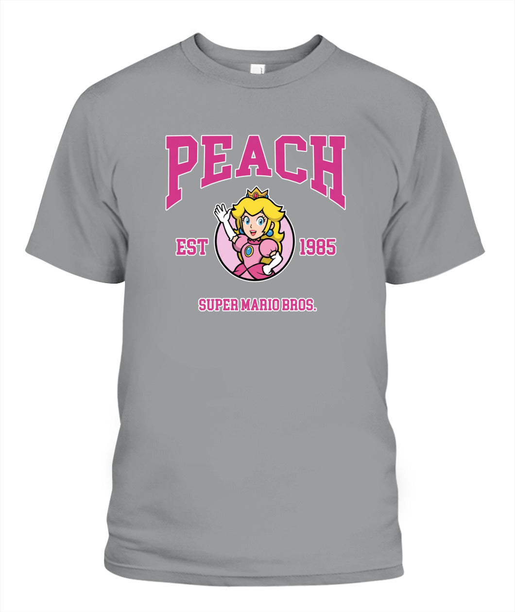 Classic Mario Princess Peach 2-Side Printed Graphic Shirt