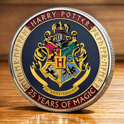 Harry Potter 25 Years Of Magic Printed Commemorative Coin