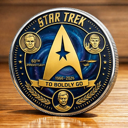 StarTrek 60th Anniversary Printed Commemorative Coin