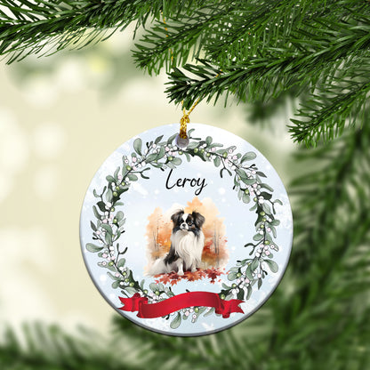 Personalized Pet autum Custom Ceramic Ornament