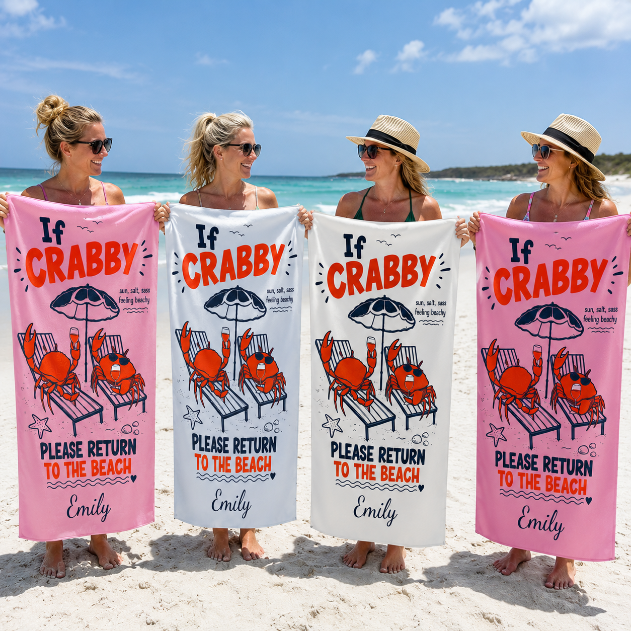 Personalized Microfiber Beach Towel Custome Name Gift