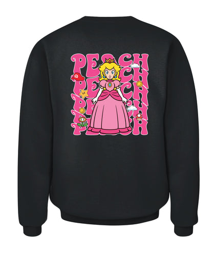 Classic Mario Princess Peach 2-Side Printed Graphic Shirt