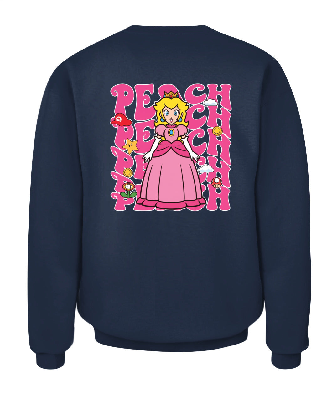 Classic Mario Princess Peach 2-Side Printed Graphic Shirt