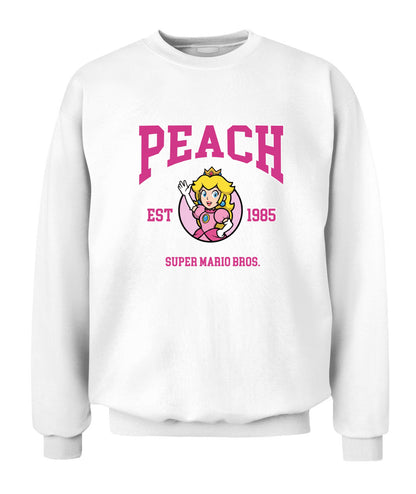 Classic Mario Princess Peach 2-Side Printed Graphic Shirt