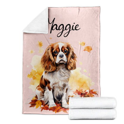 Personalized Pet Autumn Christmas Soft Blanket