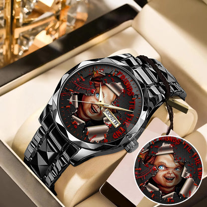 Halloween Horror Movies Personalized Quartz Watch