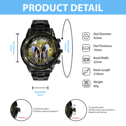 Personalized Family Photo Keepsake Watches