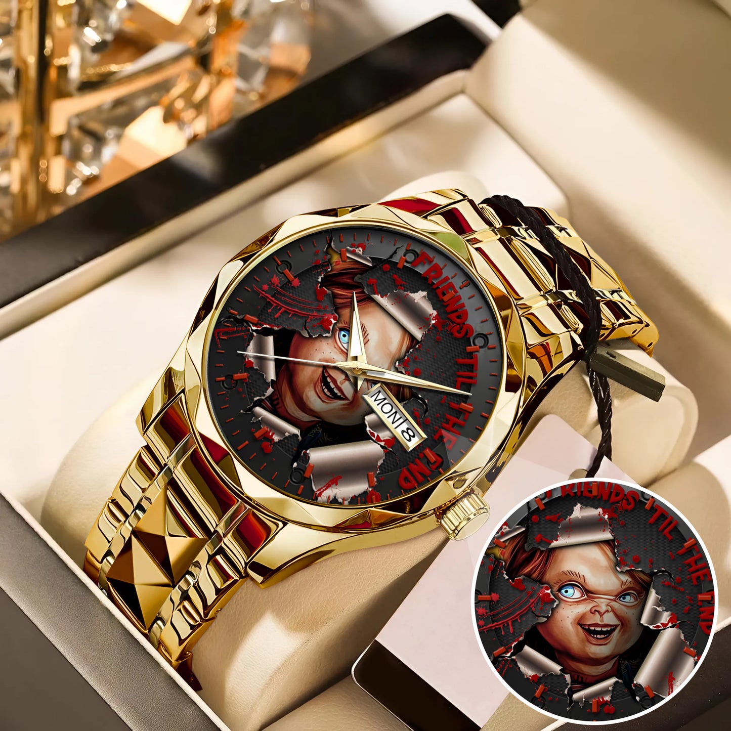 Halloween Horror Movies Personalized Quartz Watch