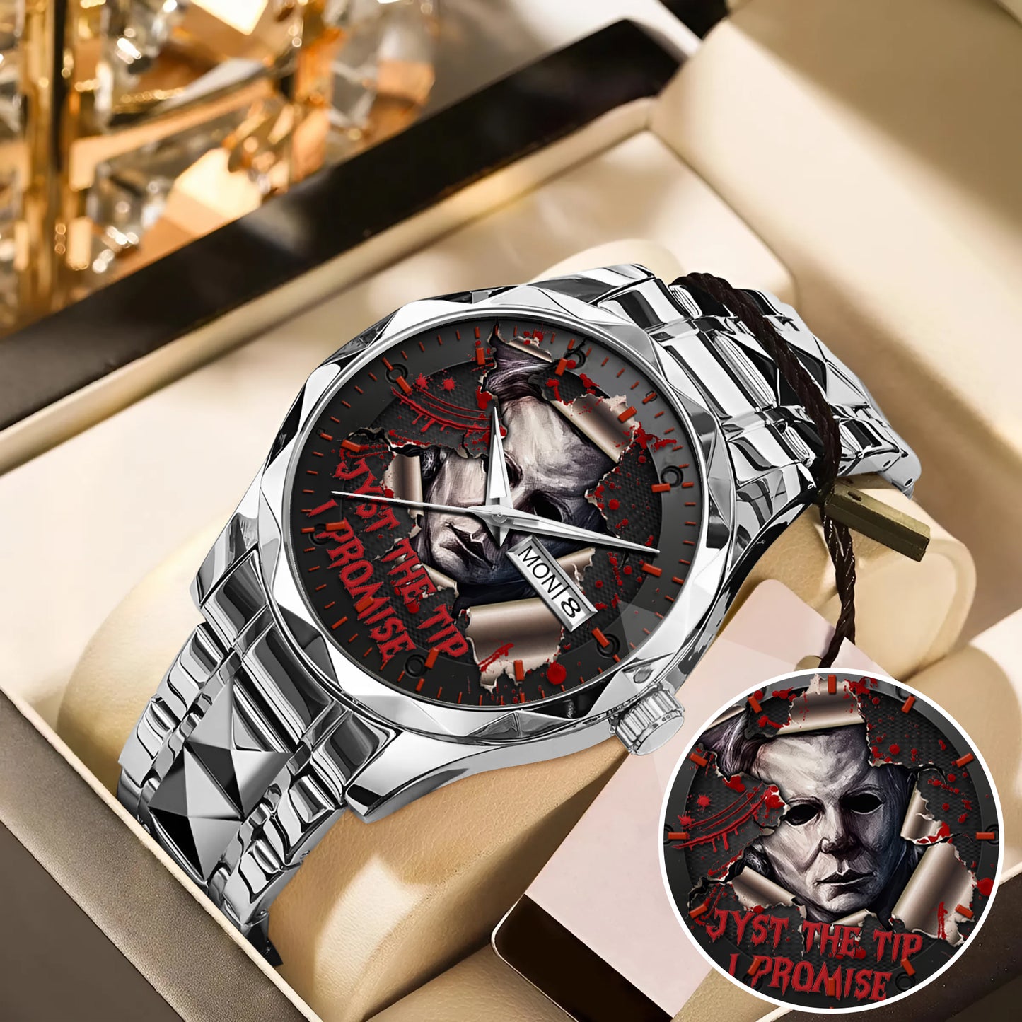 Halloween Horror Movies Just The Tip Personalized Quartz Watch
