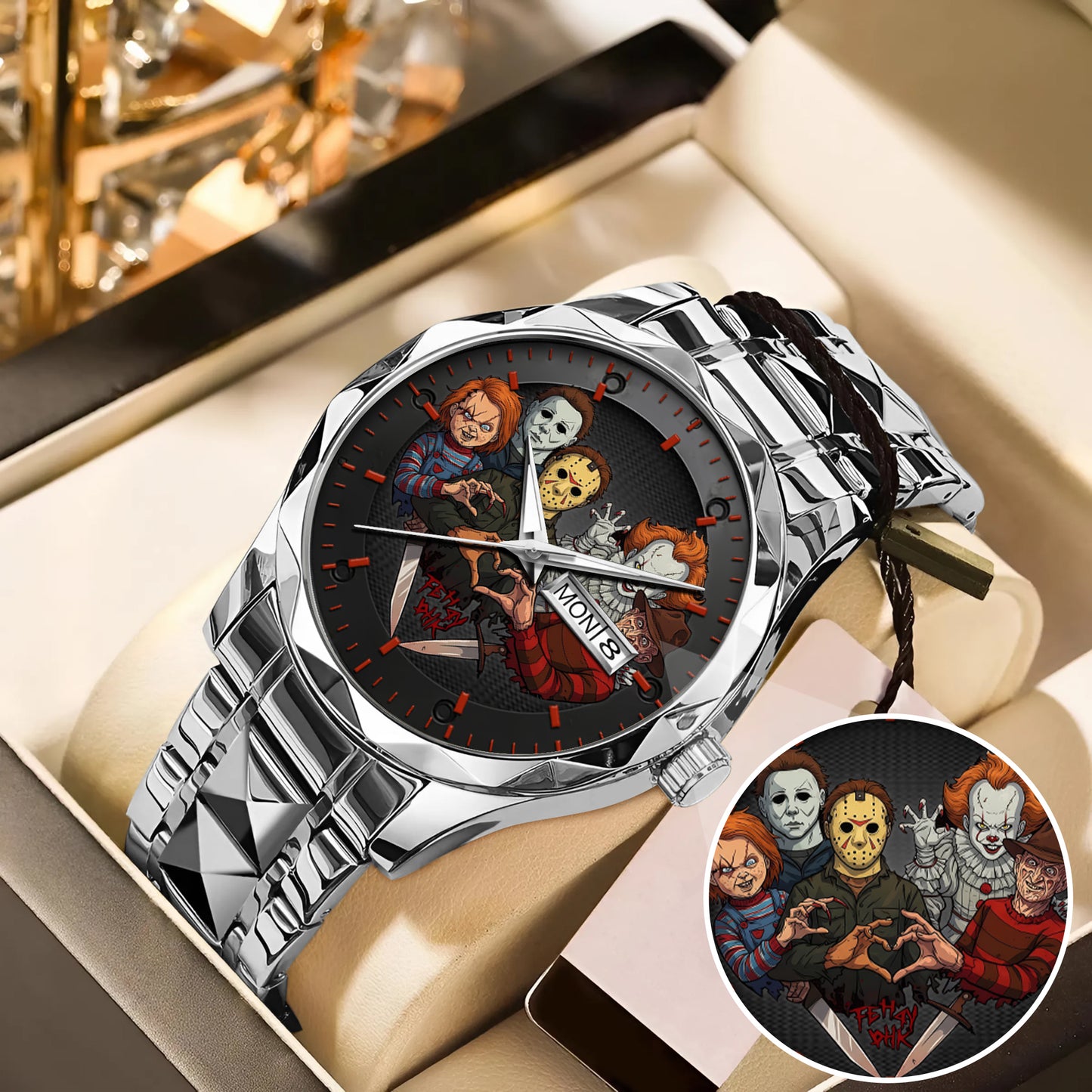 Halloween Horror Personalized Quartz Watch