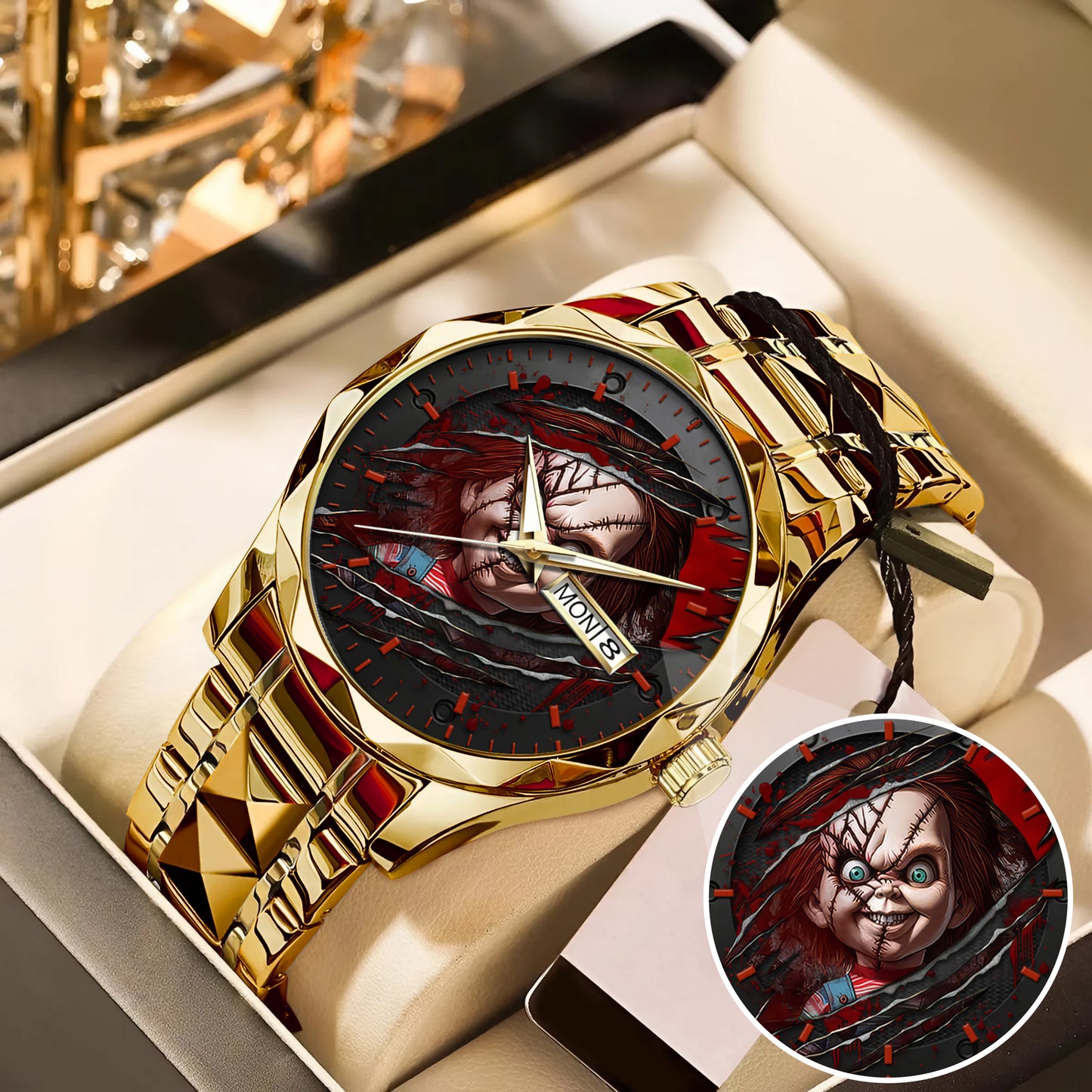 Halloween Horror Movies Personalized Quartz Watch