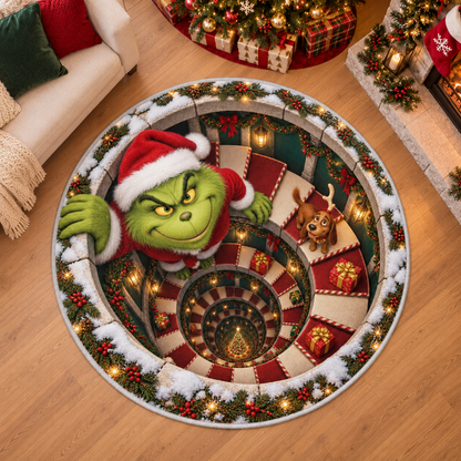 Christmas Grinch Custom Floor Mat