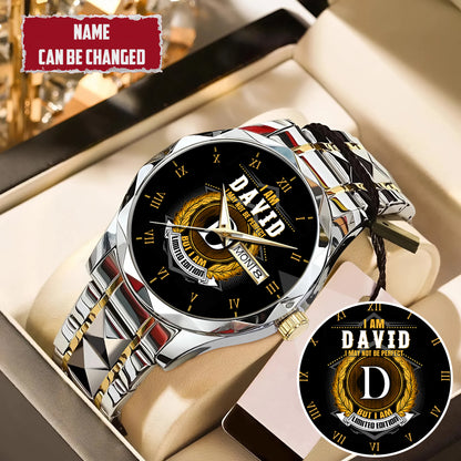 Personalized Limited Edition Custom Name Watch Father's Day Gift For Him