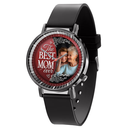 Mother's Day Gift For Best Mom Ever Personalized Photos Quartz Watch