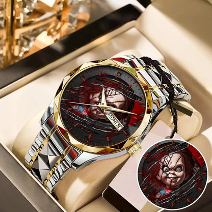 Halloween Horror Movies Personalized Quartz Watch