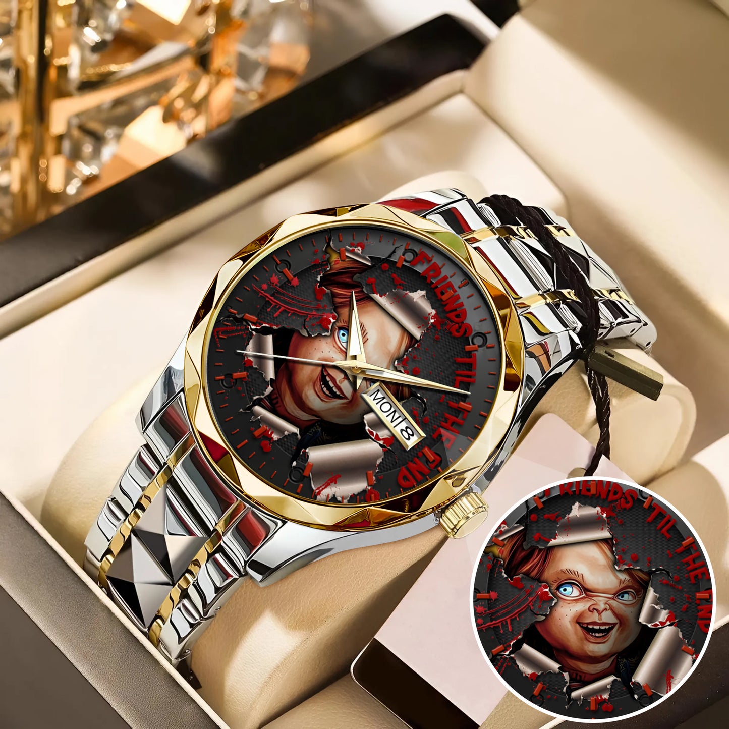 Halloween Horror Movies Personalized Quartz Watch