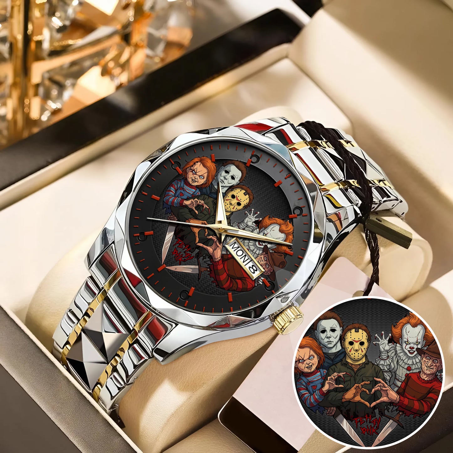 Halloween Horror Personalized Quartz Watch