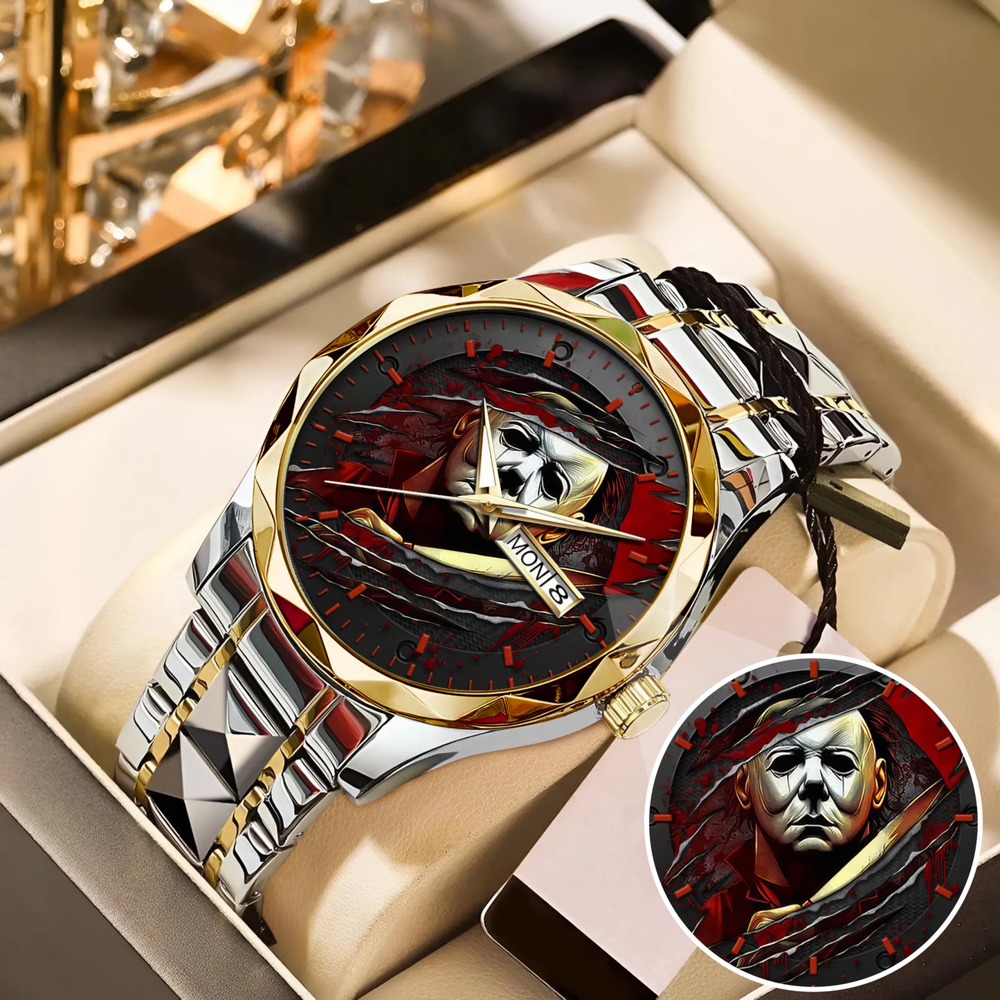 Halloween Horror Movies Personalized Quartz Watch