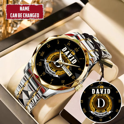 Personalized Limited Edition Custom Name Watch Father's Day Gift For Him