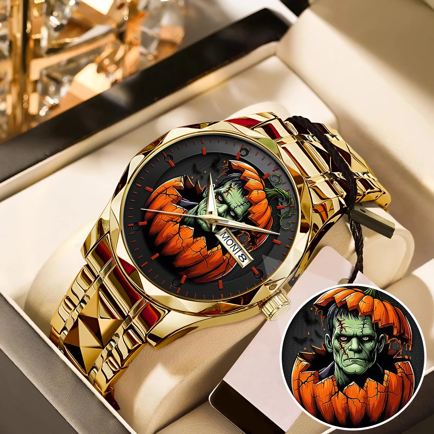 Halloween Horror Movies Personalized Quartz Watch
