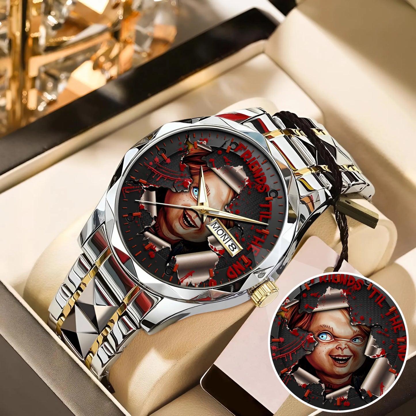 Halloween Horror Movies Personalized Quartz Watch