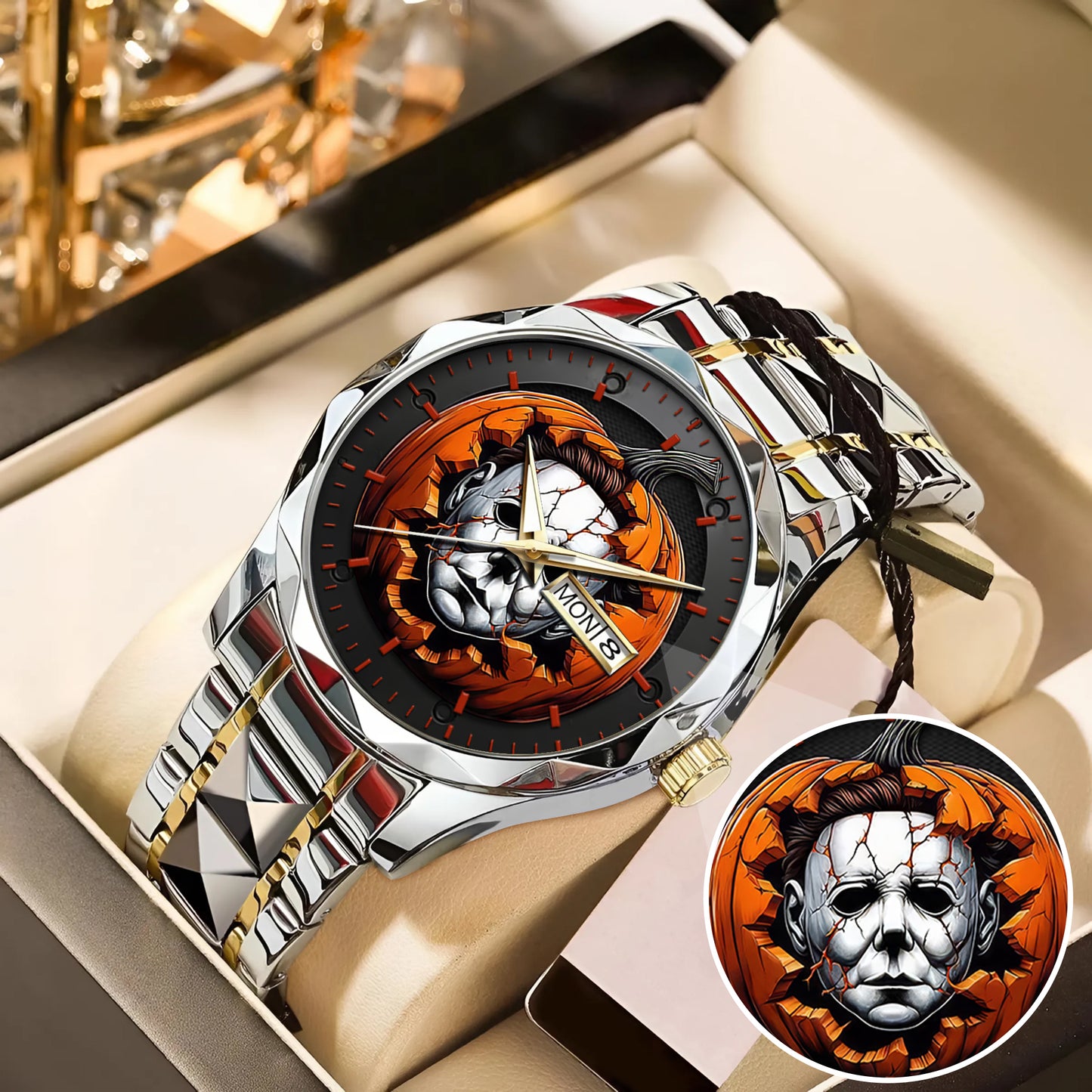 Halloween Horror Movies Personalized Quartz Watch