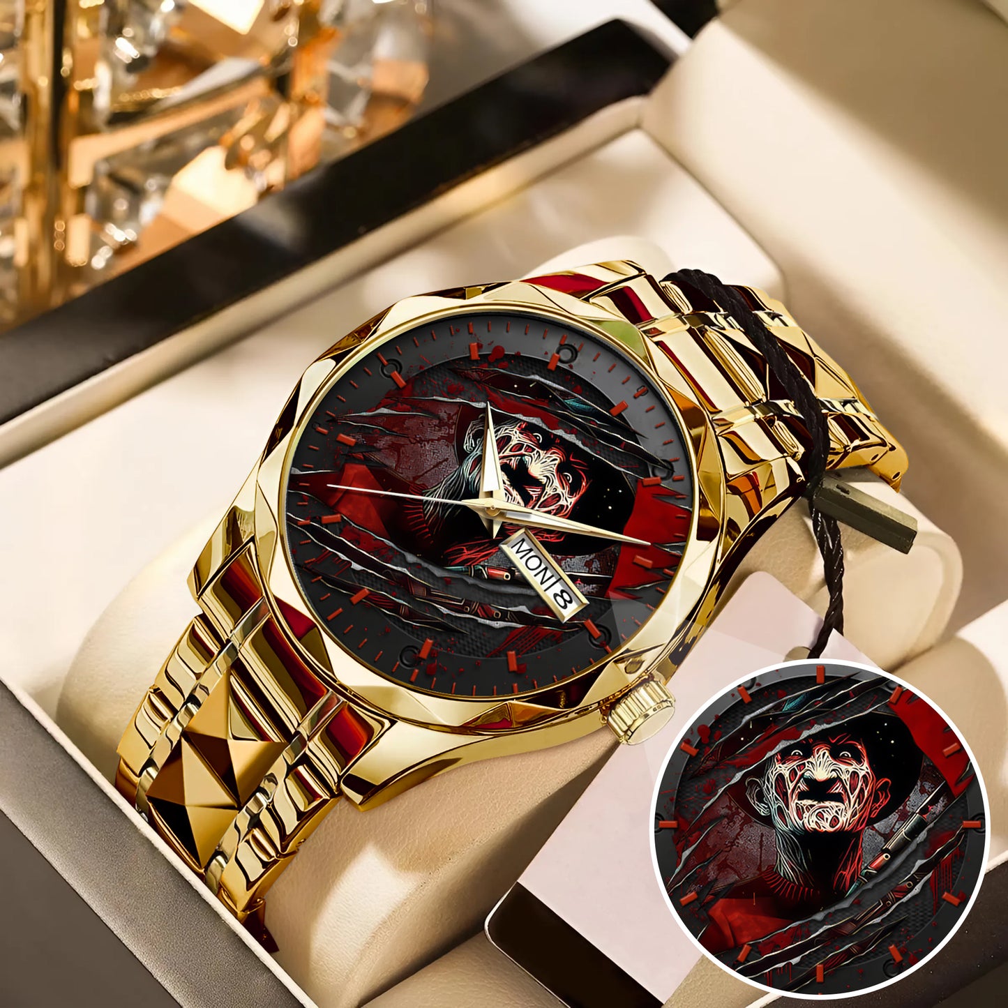 Halloween Horror Movies Personalized Quartz Watch