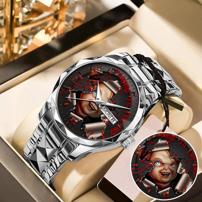 Halloween Horror Movies Personalized Quartz Watch