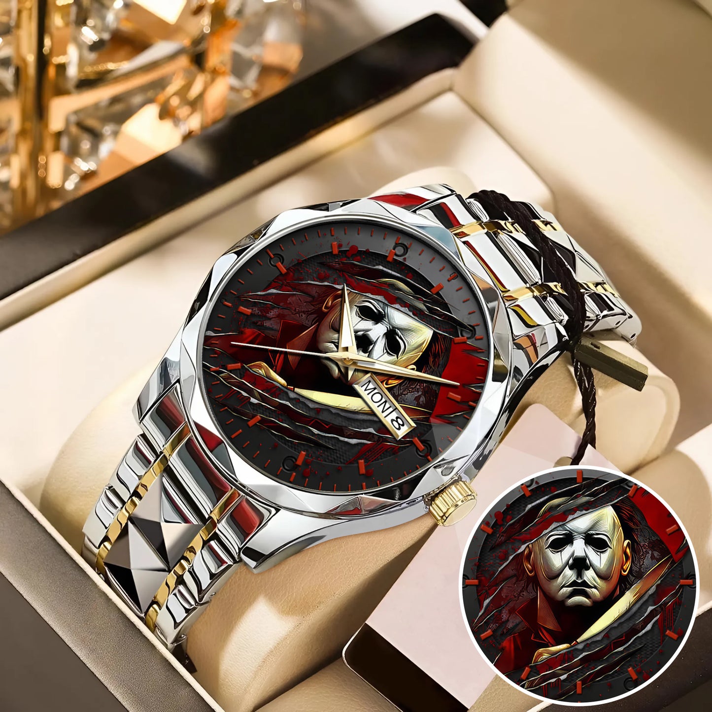 Halloween Horror Movies Personalized Quartz Watch