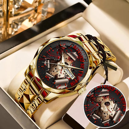 Halloween Horror Movies Bitches Are Trippin Personalized Quartz Watch