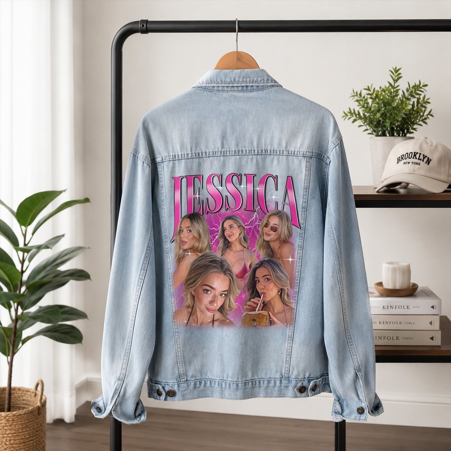 Custom Girlfriend Boyfriend Denim Jacket
