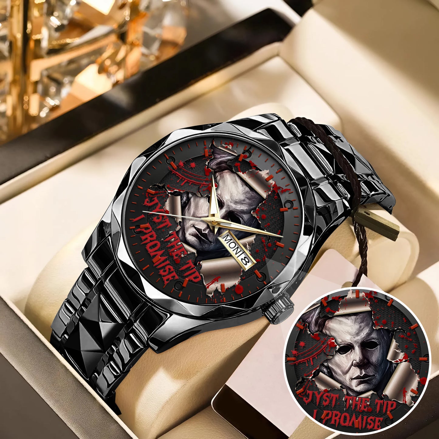 Halloween Horror Movies Just The Tip Personalized Quartz Watch