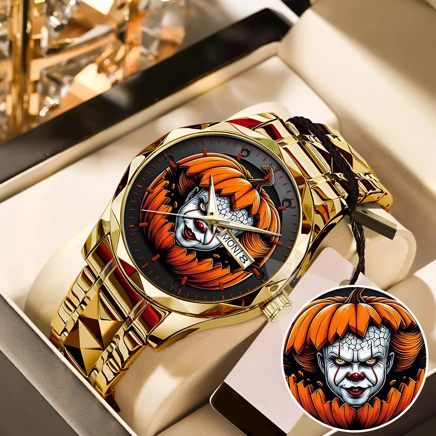 Halloween Horror Movies Personalized Quartz Watch