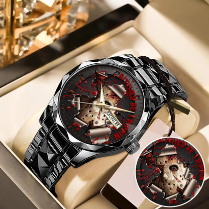 Halloween Horror Movies Bitches Are Trippin Personalized Quartz Watch