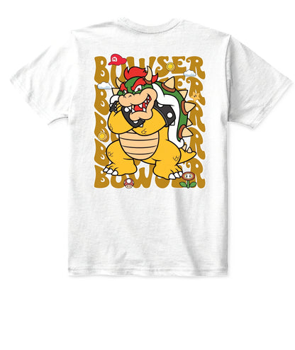 Classic Mario Browser 2-Side Printed Graphic Shirt