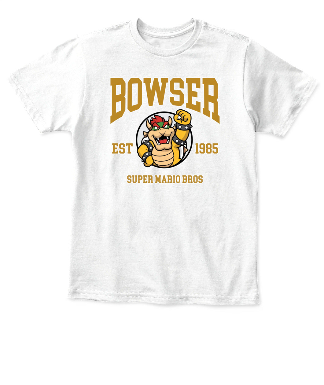 Classic Mario Browser 2-Side Printed Graphic Shirt
