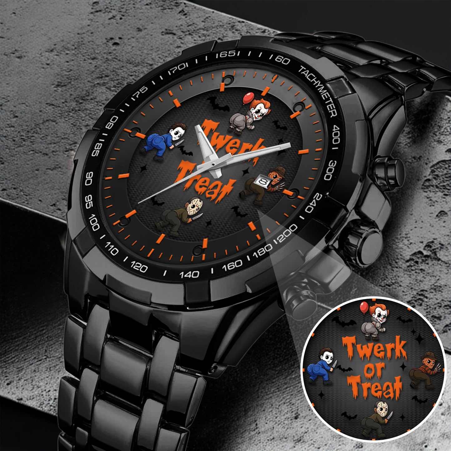 Halloween Horror Movies Twerk Or Treat Personalized Quartz Watch